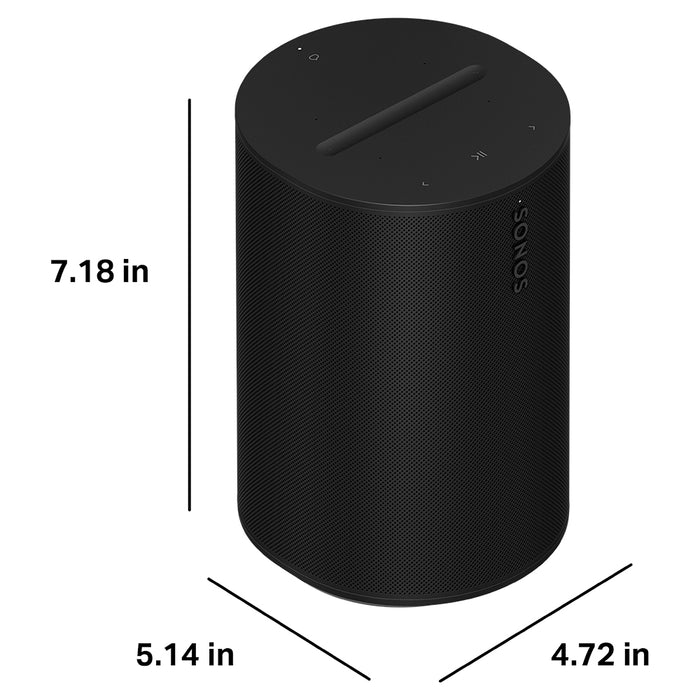 Sonos Era 100 SL Multi-room Bluetooth Speaker - Black | E10SLUK1BLK from Sonos - DID Electrical