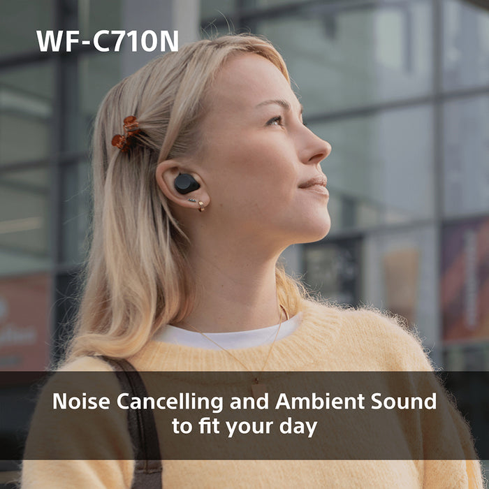 Sony Truly Wireless Noise Cancelling Earbuds - Glass Blue | WFC710NBCE7 from Sony - DID Electrical