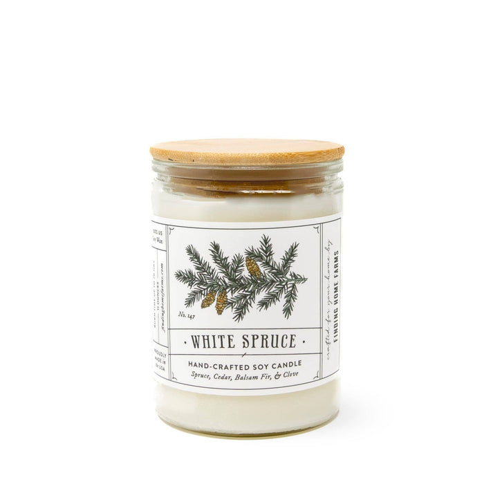 Soy Candle, White Spruce, Woody Scent
