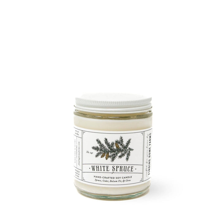 Soy Candle, White Spruce, Woody Scent