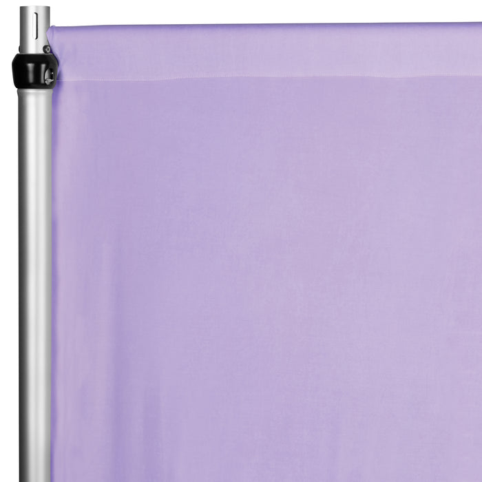 Spandex 4-way Stretch Drape Curtain 14ft H x 60" W - Lavender - CV Linens