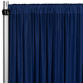 Spandex 4-way Stretch Drape Curtain 8ft H x 60" W - Navy Blue - CV Linens