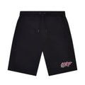 Spodenki Trapstar TRP Flame Shorts - Black/Pink TRAPSTAR Spodnie