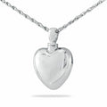 Sterling Silver Heart Pendant/Necklace Funeral Cremation Urn for Ashes
