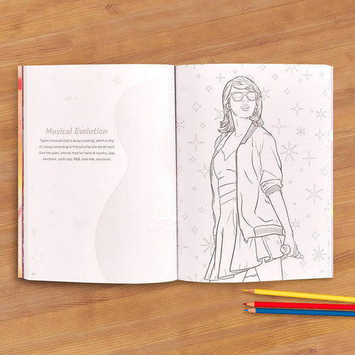 "Super Fan-tastic Taylor Swift Coloring and Activity Book" by Jessica Kendall