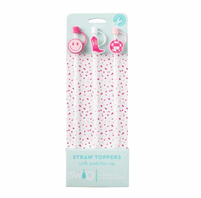 Swig Let’s Go Girls Straw Topper Set