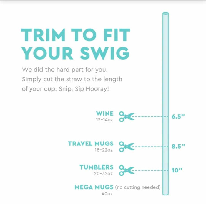 Swig Let’s Go Girls Straw Topper Set