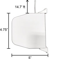 Tape pull cord for roll shutters