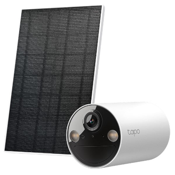 Tapo 2K Solar-Powered Security Camera with Kit - White | Tapo C410 KIT from Tapo - DID Electrical