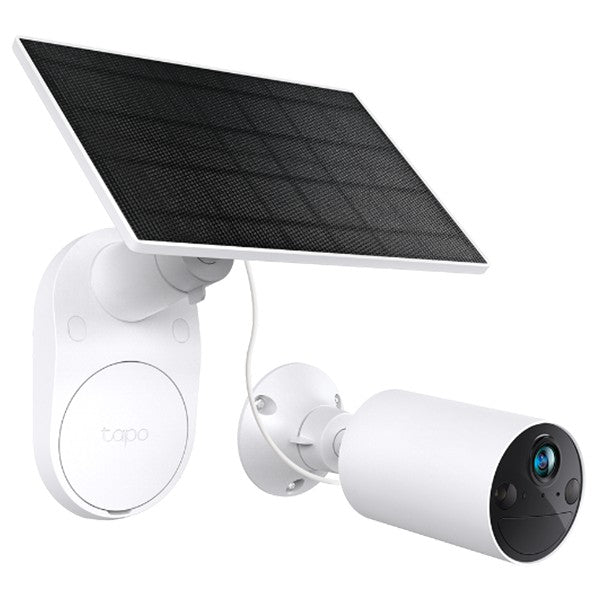 Tapo 2K Solar-Powered Security Camera with Kit - White | Tapo C410 KIT from Tapo - DID Electrical