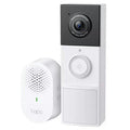 Tapo 2K Wireless Video Doorbell Camera with Chime - White | Tapo D210 from Tapo - DID Electrical