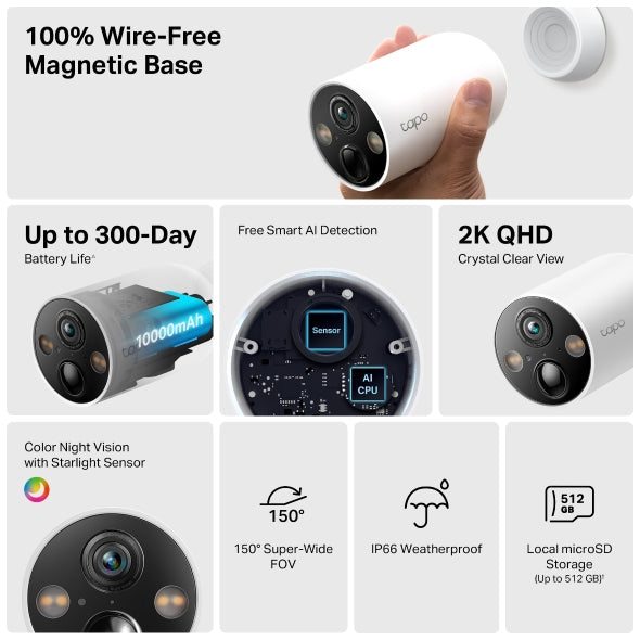 Tapo C425 Smart Outdoor Camera | TAPOC425