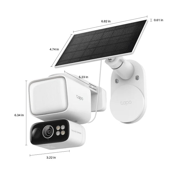 Tapo Solar-Powered Floodlight Pan/Tilt Security Camera Kit  | TAPOTC50KIT