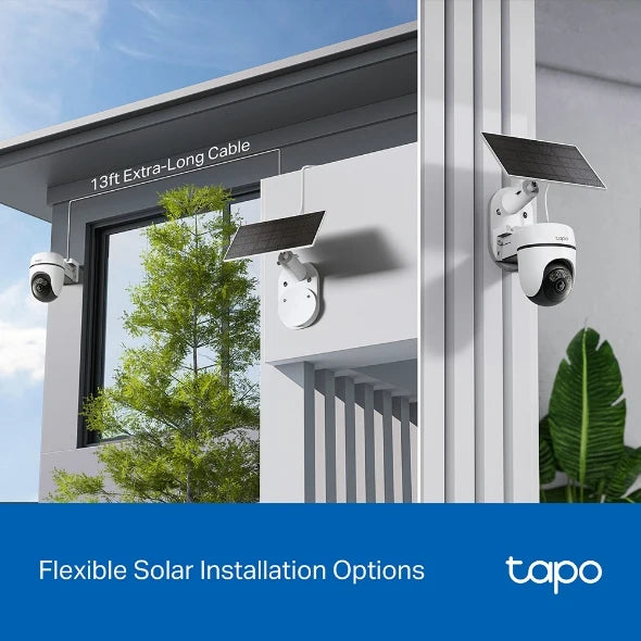 Tapo Solar-Powered Pan/Tilt Security Camera Kit | TAPOC610KIT