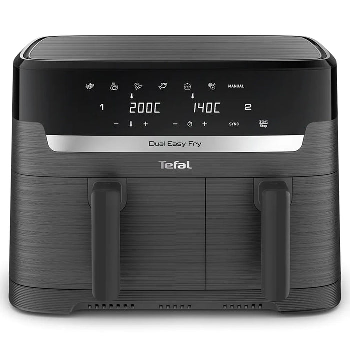 Tefal 8.3L Easy Fry Dual Air Fryer - Coal | EY901HG0 from Tefal - DID Electrical