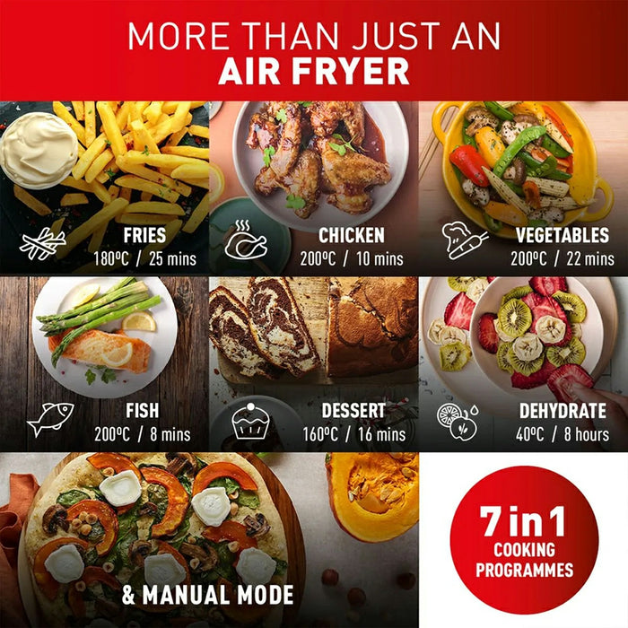 Tefal Easy Fry Dual XXL 11L Air Fryer - Coal Grey | EY942HG0 from Tefal - DID Electrical