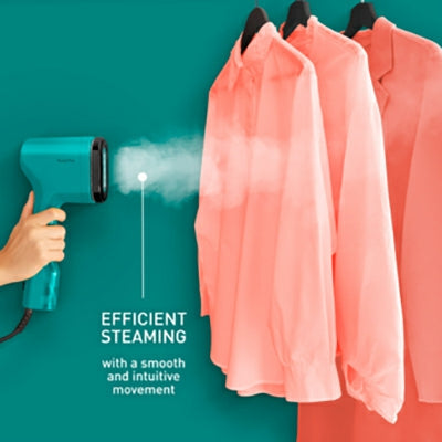 Tefal Pure POP 1300W Handheld Garment Steamer - Teal Green | DT2024GO from Tefal - DID Electrical