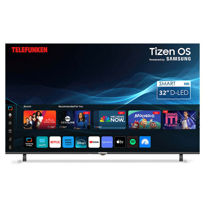 Telefunken N21 32" HD SMART TV - Black | N21-HD-T32 from Telefunken - DID Electrical