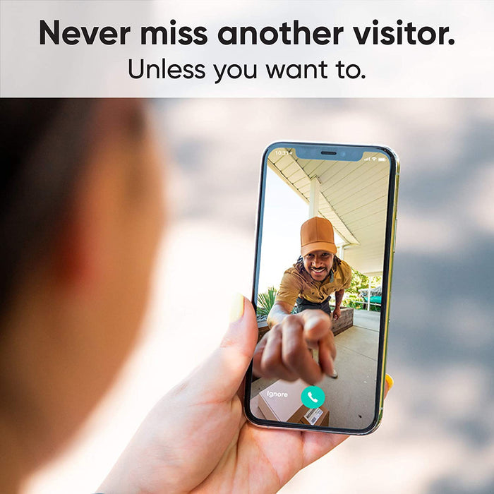 Never miss another visitor. Unlike other visitors, this one is always on time.