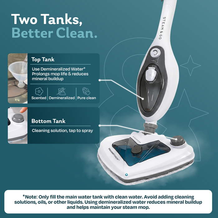 The Housekeeper™ 10-in-1 Steamer