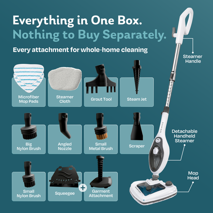 The Housekeeper™ 10-in-1 Steamer