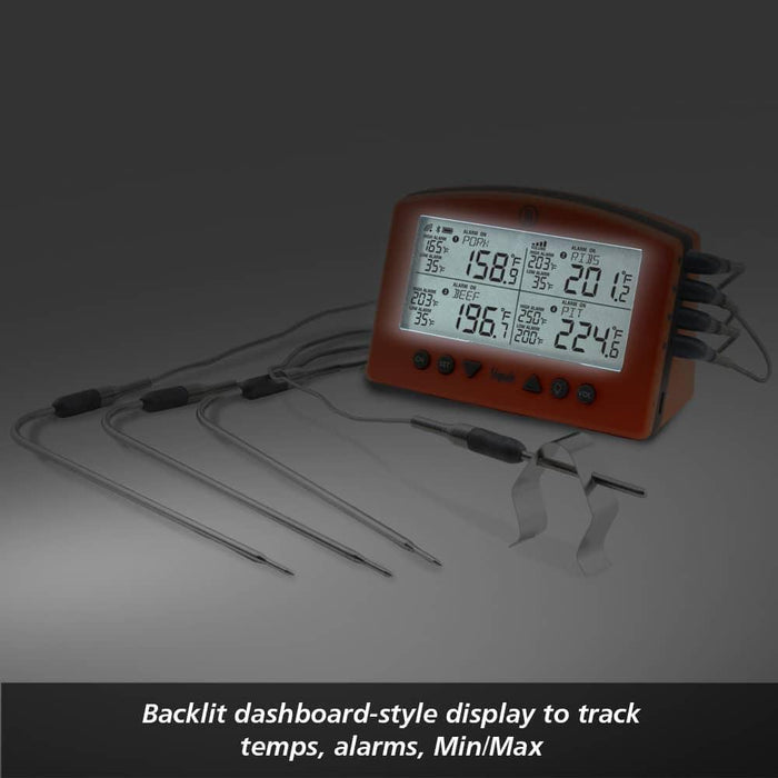 ThermoWorks Signals BBQ Alarm Thermometer with Wi-Fi and Bluetooth ThermoWorks Indigo Pool Patio BBQ