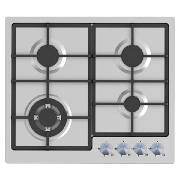 Thor 60CM 4 Zone Gas Hob - Stainless Steel | T174NGXSS from Thor - DID Electrical