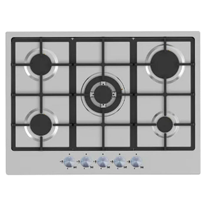 Thor 75CM 5 Zone Gas Hob - Stainless Steel | T175NGXSS from Thor - DID Electrical