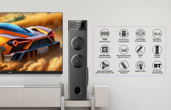 Thunder 700 (S) - 70W Tower Speaker