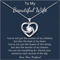 To My Beautiful Wife-S925 Heart Love Necklace "You are the woman of my dreams" Gifts For Lover