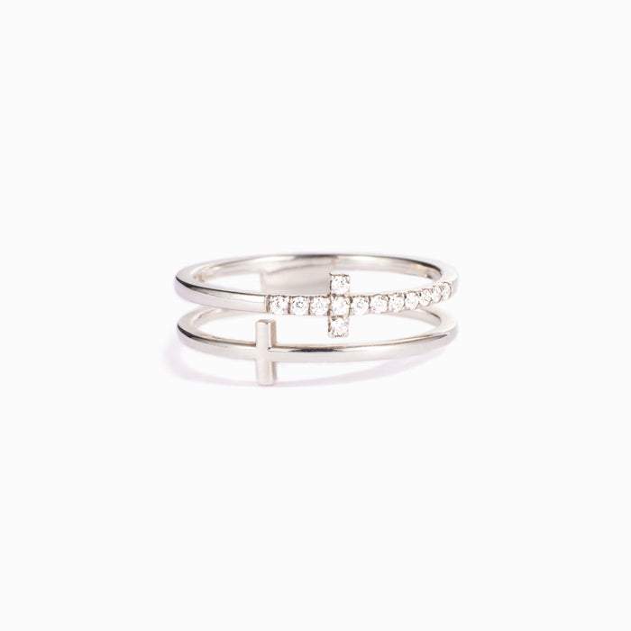 Double Cross Ring-To My Daughter Pray Through It