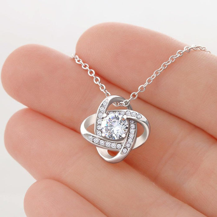 To My Future Wife Love Knot Necklace Myron Necklace MelodyNecklace