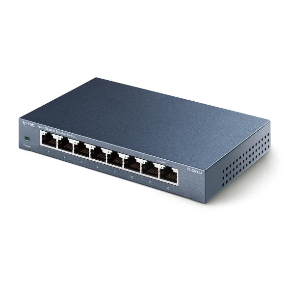 TP Link 8-Port 10/100/1000Mbps Desktop Switch | TLSG108