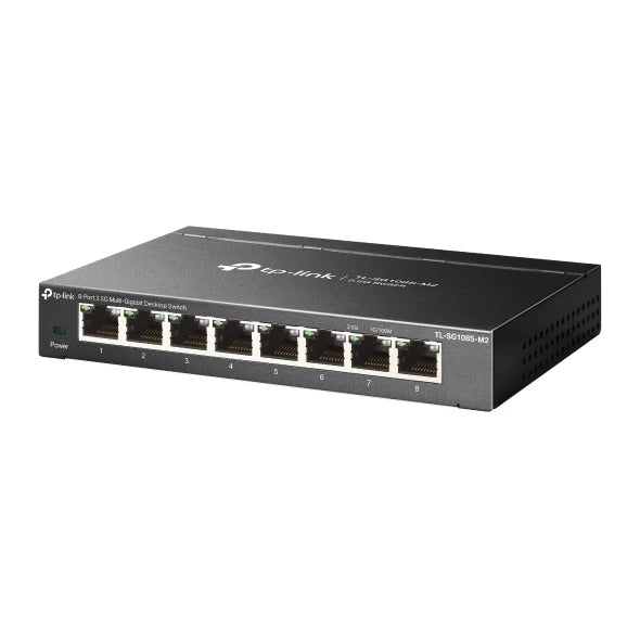TP Link 8-Port 2.5G Multi-Gigabit Desktop Switch | TL-SG108S-M2
