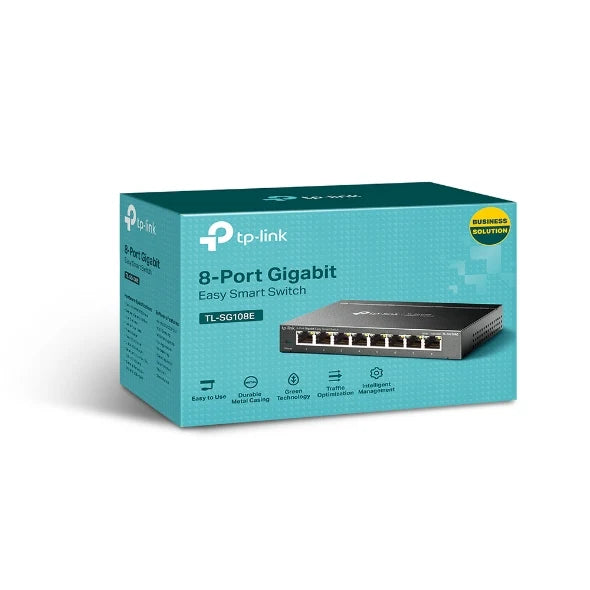 TP Link 8-Port Gigabit Easy Smart Switch | TLSG108E