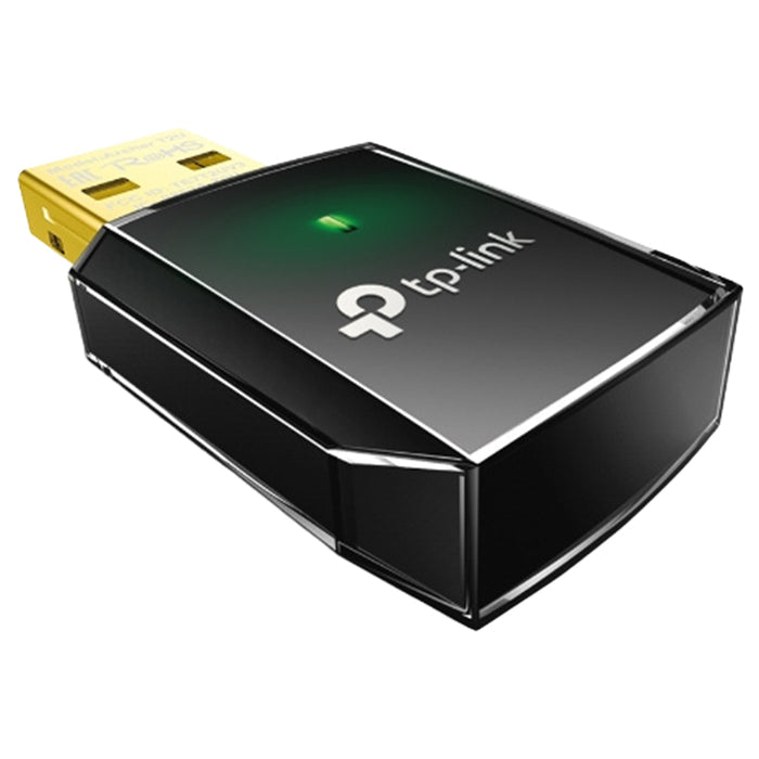 TP Link AC600 Wireless Dual Band USB Adapter - Black | ARCHER T2U from TP Link - DID Electrical
