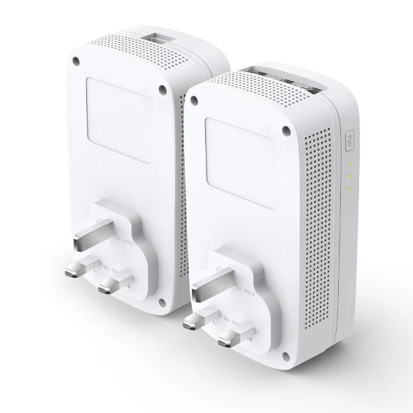 TP Link AV1300 3-Port Gigabit Passthrough Powerline Starter Kit | TL-PA8033PKIT