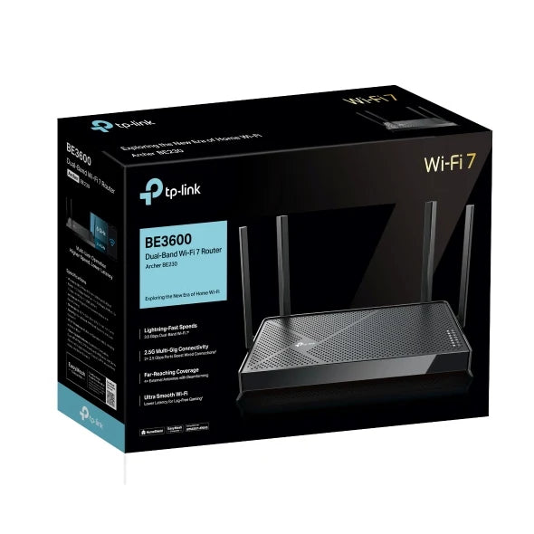 TP Link BE3600 Dual-Band Wi-Fi 7 Router | ARCHERBE230