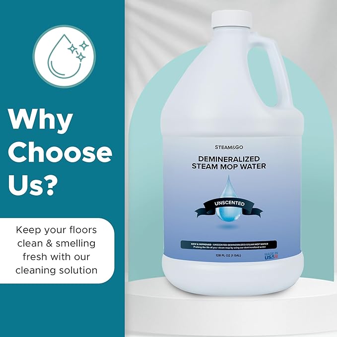 Unscented Demineralized Steam Water
