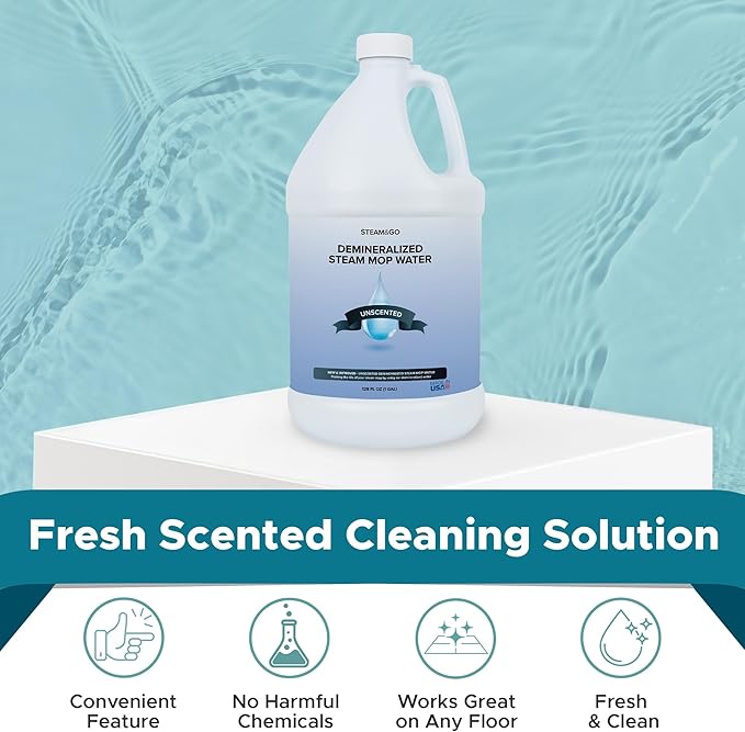 Unscented Demineralized Steam Water
