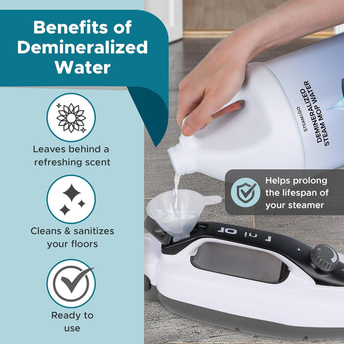 Unscented Demineralized Steam Water