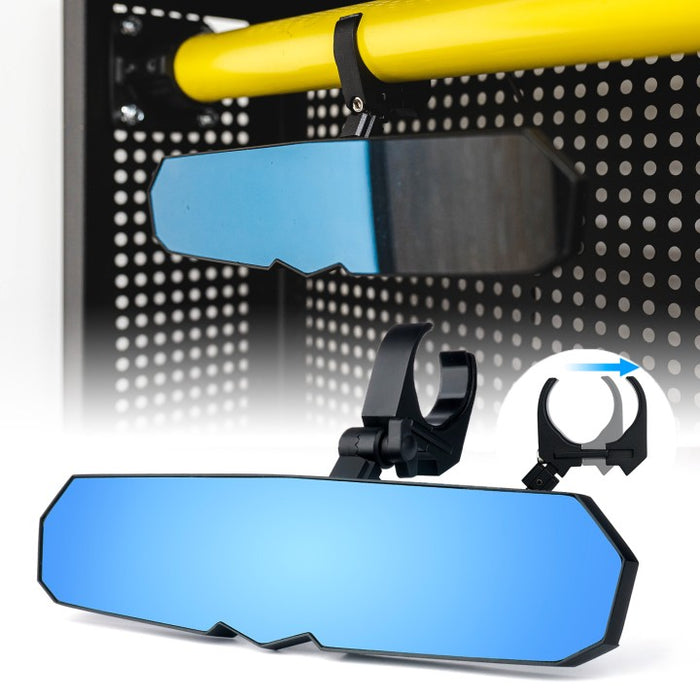 UTV Rear View Center Mirror fits 1.75" - 2" Rollbars | Valiant Series