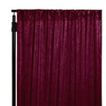 Velvet 12ft H x 52" W Drape/Backdrop Curtain Panel - Cabernet