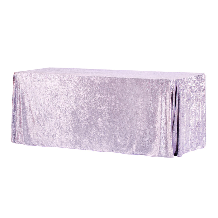 Velvet 90"x156" Rectangular Tablecloth - Wisteria - CV Linens