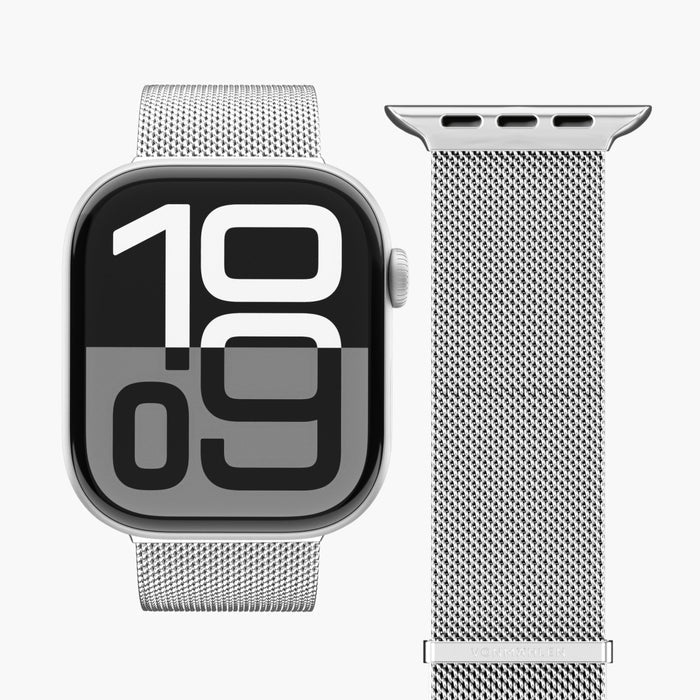 Vonmählen Watch Strap Milanese Loop 2 38 | 40 | 41mm One Size - Silver |AWS00123 from Vonmählen - DID Electrical