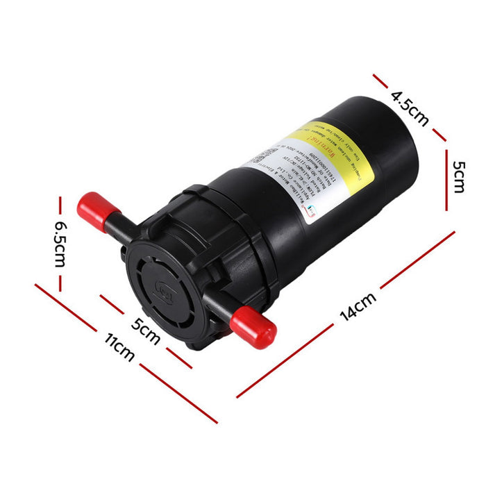 Water Pump 12V Pressure Shower 4L/Min - Devanti