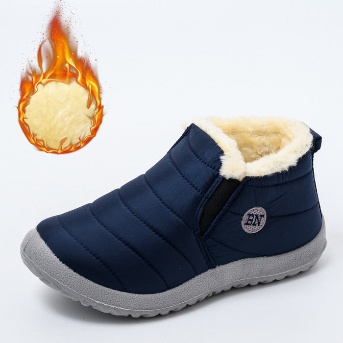 Waterproof Boots Women Fluffy Mens Waterproof Winter boots
