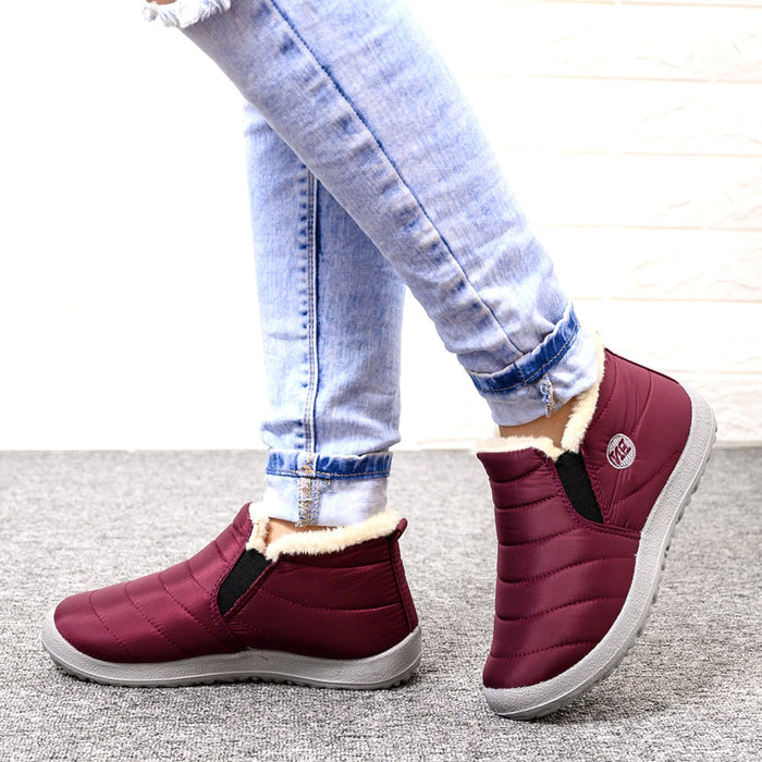 Waterproof Boots Women Fluffy Mens Waterproof Winter boots