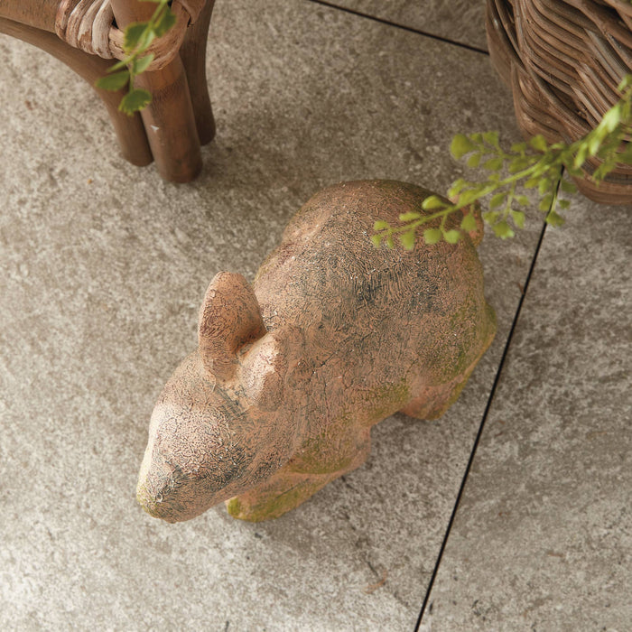 Weathered Garden Rabbit Large, Brown