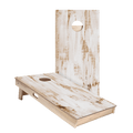 Whitewashed Wood Star Cornhole Boards, - American Cornhole Association